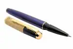Ledos 236 Blue Metal Roller Ball Pen Shine with Trims