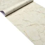 JAAMSO ROYALS White with Brown Design matte Self Adhesive Decorative Vinyl Wallpaper (100 CM X 45 CM )