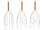 Inditradition Hand Scalp Massager, Manual Head Massage Tingler (Pack of 3)