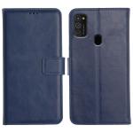 Profov Samsung M21 Flip Cover Case | 360 Protection | Inbuilt Stand & Pockets | Wallet Style Leather Flip Back Cover Case for Samsung Galaxy M21 (Blue)