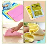 QINPIN All purpose cleaning cloth for glass window, Washroom clean, drying hair, car cleaning, Kitchen (Pack of 2)