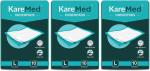 Kare Med White Cotton Adult Diapers - L, 30 Pcs (Pack Of 3)