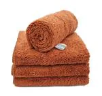 Softspun Brown Microfiber Cloth (Pack of 4)