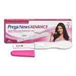 Prega News Advance, HCG Home Pregnancy Test, Midstream Urine Test Kit, One Step Pregnancy Test, Easy to Use, Accurate Result in Just 3 Minutes