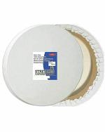 Variety Canvas Non Toxic White Round Shape Pre Stretched Canvas 6 inch
