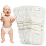 Bembika Cotton 5 Layer Terry Inserts With Gussets Liners Natures Cloth Diaper For Kids (Pack Of 10)