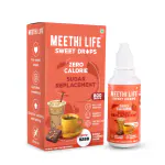 Meethi Life, Zero Calorie Sugar Substitute Drops Sucralose based Sugar Free (800 Drops/38ml)