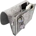 Tallin Bedside Caddy Organizer Laptop Holder Non Woven Handmade College Room, Remote Holder