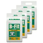 B-FIT Adult Diaper Economy Tape Style - Medium Size - Pack of 4
