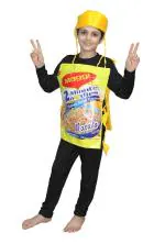 Kaku Fancy Dresses Junk Food,Object Costume -Multicolour, 3-8 Years, For Boys & Girls