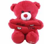 Kids wonders Kiss Me Stuffed Cute & Soft Teddy Bear SomeOne Special Toys|Red - 40 cm (Red)
