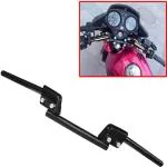 BIGBIRD Universal Bike Handle Bar Stylish Handlebar Pipe Handle Bar (Black)
