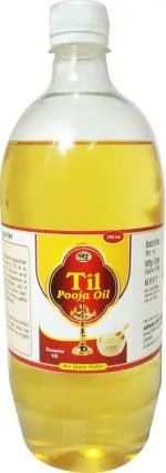 WQT Til Pooja oil - 500 ML (Sesame Oil ) For Deepak Pooja and Havan Kund