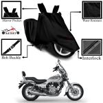 Aashtik Mart Bajaj Avenger Cruise 220 Motorcycle Bike Scooty Cover Black Colour Water Resistant - UV Protection & Dust Proof Imported Fabric Quality,Sun Protection,Weather Bike - Scooty Two Wheeler Body CoverBajaj Avenger Cruise 220