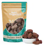 Nutri Organics Chuara|Kharik Dry Dates (Black) 1 kg