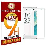 Kite Digital Sony Xperia XA Premium Tempered Glass Screen Protector Slim 9H Hardness 2.5D