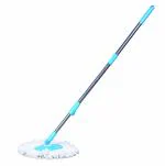 Esquire Blue 360 Degree Spin Mop Stick with Microfiber Refill