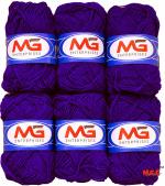 M.G Enterprise Wool Yarn, M.G Ball Royal Blue Pack of 6 pc 25 gm each