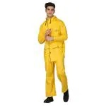 The Clownfish Roberto Yellow Hood Raincoat For Men