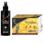 1 Tree Vigormax Delay Spray + Male Performance Sachets -Increase Stamina & Energy - Double Power (Pack of 2)