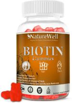 Naturewell Biotin 10000 Mcg Gummies For Hair, Skin And Nails, 30 Gummies