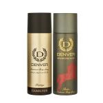 DENVER Prestige and Rider Deodorant - 200ML Each (Combo Pack of 2) | Deodorants men