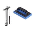 Blue Wonder Stainless Steel Regular Gas Lighter | Knife With Cleaning Home and Office Tile Brush and Multicolour, Pack of 2