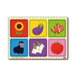 Mini Leaves Multicolor Wood Puzzle Accessories 24 months (Pack of 6)