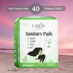 Cailin Care Cottony Antibacterial Sanitary Pads Sanitary Napkins (Total 40 Pads | XXXL | 320mm)