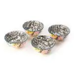 EZ Life Multicolour Ceramic Bowl Set 250 ml (Set of 6) Pack of 1