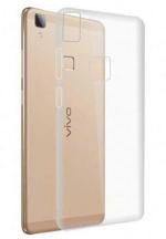 Multronics Transparent Rubber Back Cover Compatible With Vivo V3