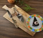 Midkraft Celebrate Cake Server Handle/Slicer Pizza Knife Pie Server Hand Tool with Cutting Knife Decorating Tools Set of 2