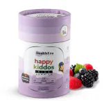 HEALTHERA NUTRA's Happy Kiddos Immunity and Brain Development Gummies for Kids | 30 Days Pack | Tasty Mix Berry Flavour | with Vitamin C, B12, B6 & B3 for Healthy Bone, Skin & Hair | No Sugar Added