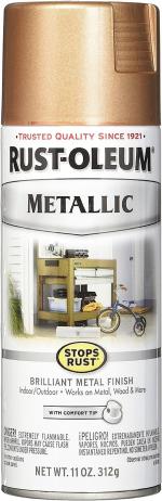 Rust-Oleum STOPS RUST 286564 Vintage Metallic Spray Paint ROSE GOLD, 312 grams