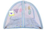 Toddylon Baby Bedding Set/Baby Bedding Mattress Set with Mosquito Net/Baby Bed Set and Baby Play Gym with Mosquito Net