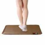 Duro Comfort- Just Relax Anti Fatigue Non Slip Floor Mat for Kitchen, Home, Office, Standing Desk, Bathroom - 1.9 cm Thick Foam Cushion Soft Doormat Standing Mat for Foot Leg Knee Back Pain 38x61 cm Camel Brown