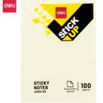 Deli EA00453 Sticky Notes, 70 gm, 100 Sheets, 76 X 101 mm, Pack of 4