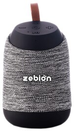 Zebion Sathee Wireless Portable Speaker 10 W with Upto 8 Hours Playtime,inbuilt MIC in Grey Color.