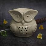 Kreative Homes Oil Diffuser, Ancient Owl Shape Electric Ceramic Aroma Oil Diffuser