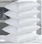 PumPum Plain White Hollow Fiber Filled Pillow 17 inch x 27 inch (Set of 5)