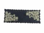 Trunkin' Black & Gold Glass Beaded Table Runner - 92 x 34 cm