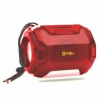 eliide 10W Popcorn (Newly Launched) Bluetooth Speaker - 6 Hrs. Playtime , BT V5.0, USB & TF Card Support, Small Portable Speaker with immersive Sound Speaker & True wireless Technology (Red)