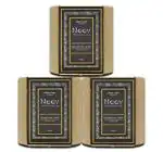 Neev Herbal Handmade Soap - Charcoal Soap (3x75g) | Organic Handmade Soap For Men and Women