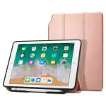 Spigen Rosegold Smart Fold 2 Back Cover Case For Ipad 9.7 inch With Pencil Holder