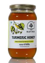 KATINA Honey : Turmeric honey| Turmeric Infused Honey | Turmeric Infused Honey Benefits | Turmeric Honey Benefits | Milk Turmeric Honey | Raw and Natural Turmeric Honey | Natural Turmeric Honey 500GM