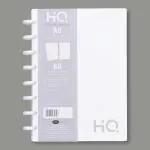 Navneet HQ | EZEE Disc Notebook - White PP cover | Luxury Notebook with Thick Paper | Single Line | A5 Size 14.8 cm x 21 cm | 120 Pages