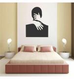 WOLPEP Multicolor Vinyl Kiss Me Wall Sticker