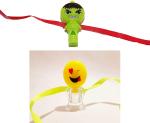 Kavim Kids Rakhi (Avengers, Smiley light with whistle kids)