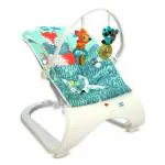Mee Mee Vibrating & Soothing Baby Bouncer (Deluxe, Blue)