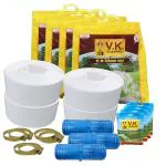 V.K. Sarvottam White HDPE Lapeta Pipe- 3 Inch, 180 Mtr (Set Of 1)